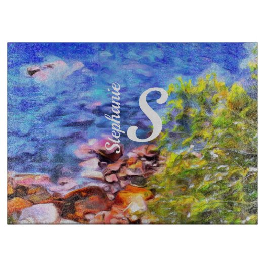 Yelapa Landschaftlich Path View 0819 Schneidebrett (Vorderseite)