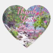 Yelapa Trail 821 Vielen Dank Herz-Aufkleber (Vorderseite)
