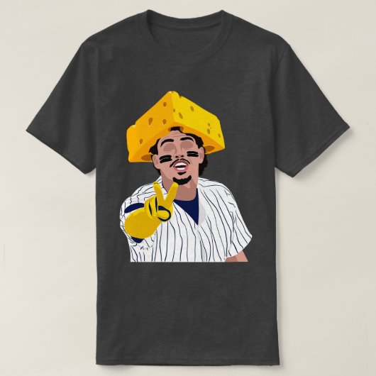 Yelich und der Cheesehead T-Shirt (Design vorne)
