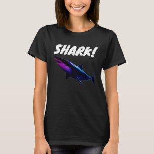 Yell Shark! Cooler Haifisch-Grafik T-Shirt
