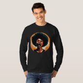 Yelling African American Woman Afro Black Pride &  T-Shirt (Vorne ganz)