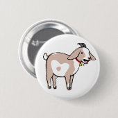 Yelling Goat Abzeichen Button (Vorne & Hinten)