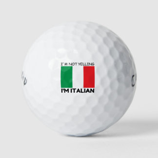 YELLING ITALIAN GOLFBALL