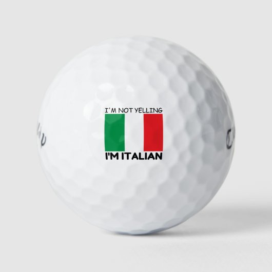 YELLING ITALIAN GOLFBALL (Vorderseite)