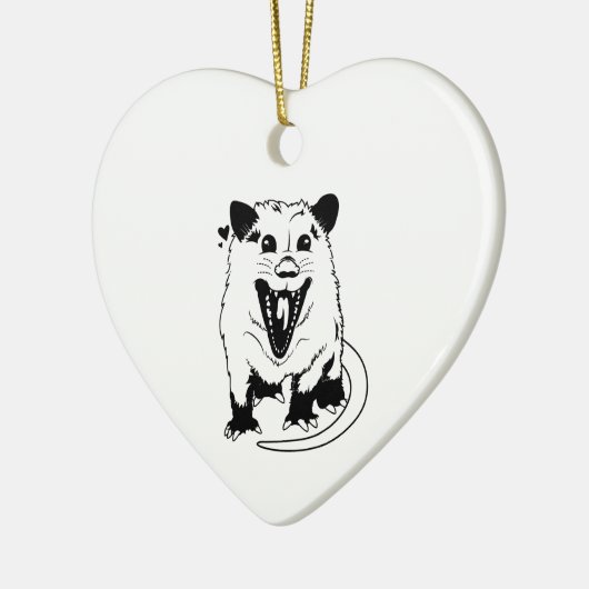 Yelling Possum Keramik Ornament (Links)