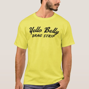 Yello Bauch-Widerstand-Streifen-Shirt T-Shirt