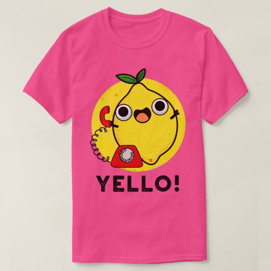 Yello Funny Yellow Lemon Pub 1 T-Shirt (Design vorne)