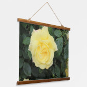 Yello-Rose Wandteppich Mit Holzrahmen (Gewinkelt)