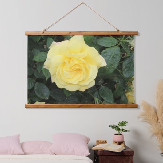 Yello-Rose Wandteppich Mit Holzrahmen (Schlafzimmer)