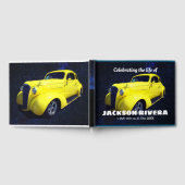 Yellow 1930 Street Rod Celebration of Life Gästebuch (Voll)
