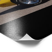 Yellow 1973 Corvette Stingray Fotodruck (Ecke)