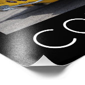 Yellow 1973 Corvette Stingray Fotodruck (Ecke)