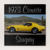 Yellow 1973 Corvette Stingray Puzzle (Vertikal)