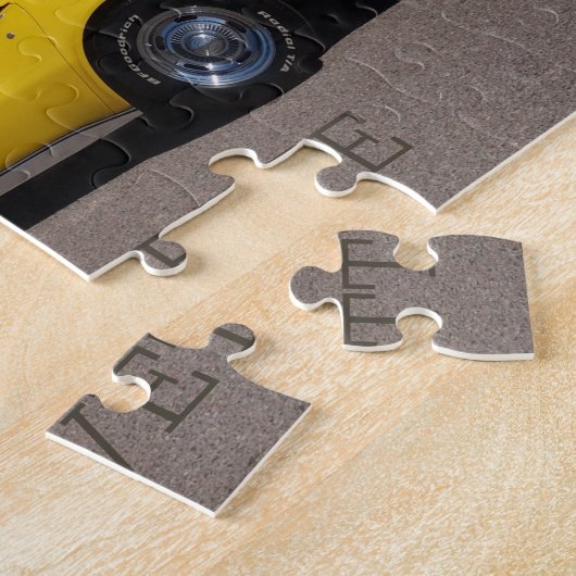 Yellow 1973 Corvette Stingray Puzzle (Seite)