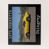 Yellow 1973 Corvette Stingray Puzzle (Vertikal)