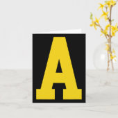 Yellow a' On Red für Alvin Costume Halloween und F Karte (Gelbe Blume)