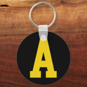 Yellow a' On Red für Alvin Costume Halloween und F Schlüsselanhänger (Vorderseite)