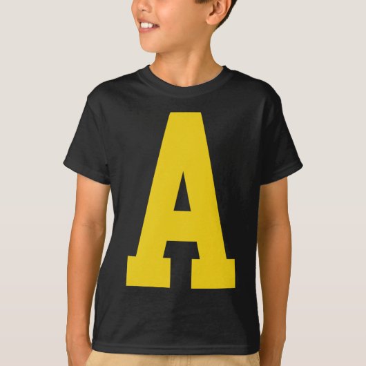 Yellow a' On Red für Alvin Costume Halloween und F T-Shirt (Vorderseite)