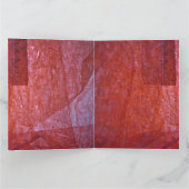 Yellow abstract Folded Greeting Card,Mild yellow  Karte (Innenseite)