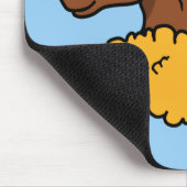 Yellow Afro Unicorn Mousepad (Ecke)