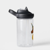 Yellow Afro Unicorn Trinkflasche (rechts)