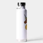 Yellow Afro Unicorn Trinkflasche (Rechts)