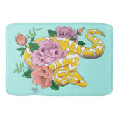 Yellow Albino Ball Python Badematte (Vorderseite)