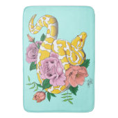 Yellow Albino Ball Python Badematte (Vorderseite Vertikal)