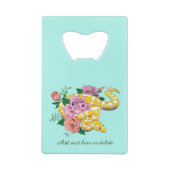 Yellow Albino Ball Python Geldbeutel Flaschenöffner (Rückseite)