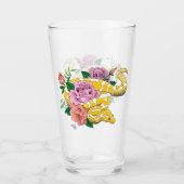 Yellow Albino Ball Python Glas (Vorderseite)