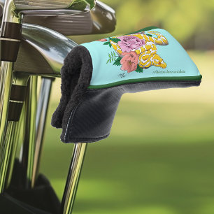 Yellow Albino Ball Python Golf Headcover