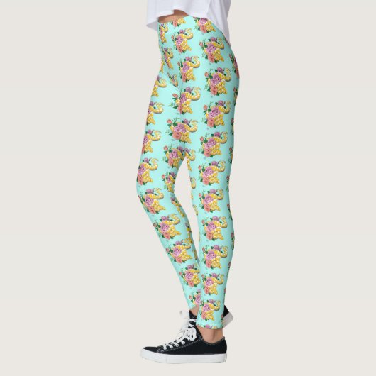 Yellow Albino Ball Python Leggings (Links)