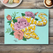 Yellow Albino Ball Python Puzzle