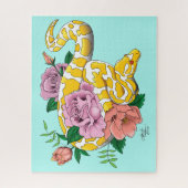 Yellow Albino Ball Python Puzzle (Vertikal)