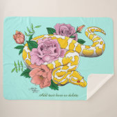 Yellow Albino Ball Python Sherpadecke (Vorderseite (Horizontal))