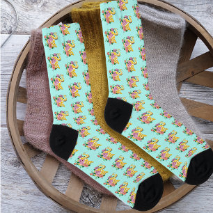 Yellow Albino Ball Python Socken