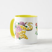 Yellow Albino Ball Python Tasse (Vorderseite Links)