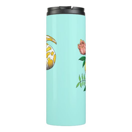 Yellow Albino Ball Python Thermosbecher (Rückseite)