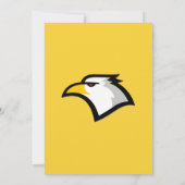 Yellow Amber Bald Eagle Einladung (Rückseite)