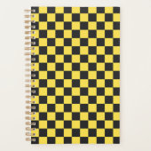 Yellow and black checkerboard pattern planer (Vorderseite)