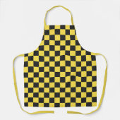 Yellow and black checkerboard pattern schürze (Vorderseite)