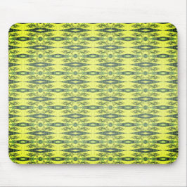 Yellow and black pattern mousepad