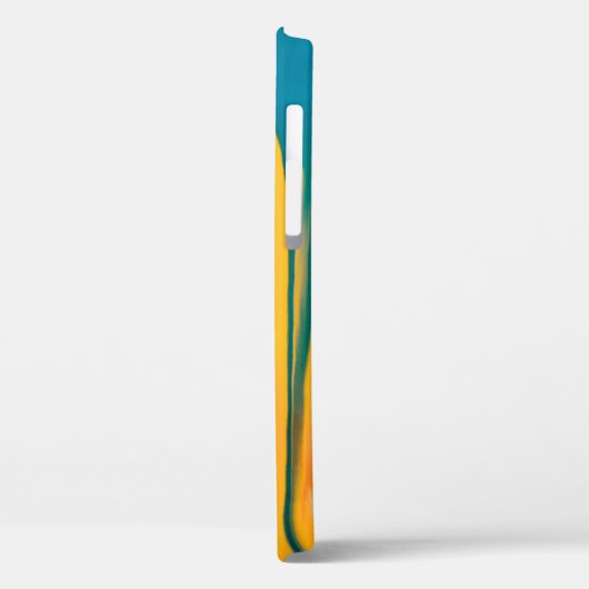 YELLOW AND BLUE APPAREL Case-Mate iPhone HÜLLE (Rückseite / Links)