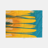 Yellow and blue apparel fleecedecke (Vorderseite (Horizontal))