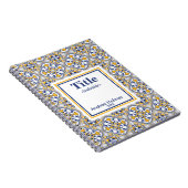 💙 💛 Yellow and blue Azulejos Notebook Notizblock (Rechte Seite)