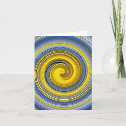 Yellow and blue spiral (Vorderseite)