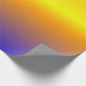 Yellow and Blue Sunset Gradient Geschenkpapier (Ecke)