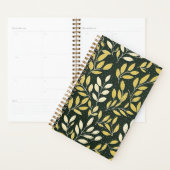 Yellow and Cream Leafy Branches Pattern  Planer (Anzeige)