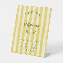 Yellow and Green Summer Bachelorette Sockelschild