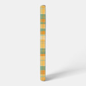 Yellow and Green Tartan Plaid Pattern Samsung Galaxy Hülle (Linke Seite)